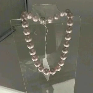 Pearl Choker Mallorca 12 mm Custom Made New Pink